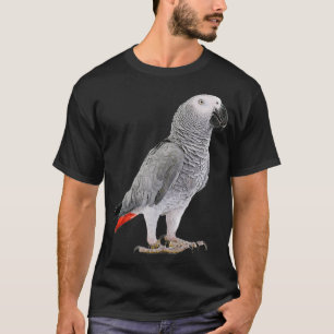 Funny African Grey Parrot Bird Shirt Womens Mens