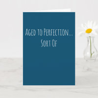 Funny Aged to Perfection Birthday