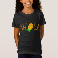 Funny AHOLA Aloha Pineapple Hawaiian Fruit
