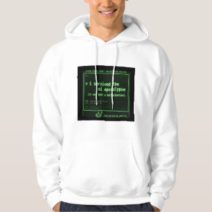 Funny AI Apocalypse Survivor Hallucination Tech  Hoodie