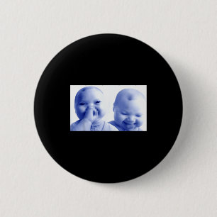 Funny Ai Baby Gen Z Meme Viral Giggling Ai Laughin 6 Cm Round Badge