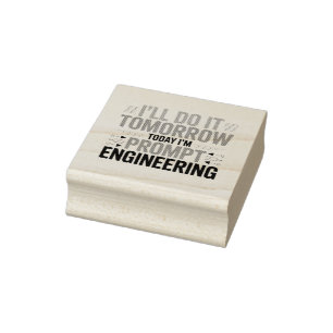 Funny AI Prompt Engineering Geek Quote Rubber Stamp