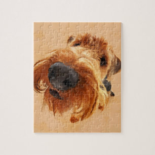 Funny Airedale Terrier Jigsaw Puzzle