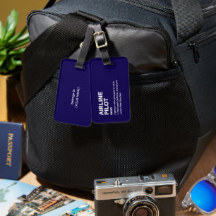 Funny Airline Pilot Definition Luggage Tag