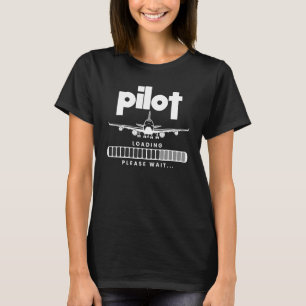 Funny Airplane Aviation Pilot Art for Men & Women  T-Shirt