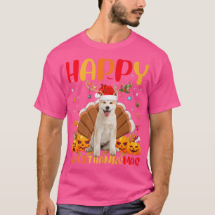 Funny Akita Dog Lover Happy Akita HelloThanksMas  T-Shirt