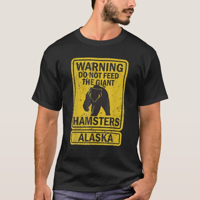 Funny Alaska Grizzly Brown Kodiak Bear For Men Wom T-Shirt (Front)