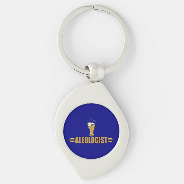 Funny Ale and Beer Key Ring (Front)