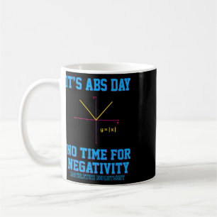 Funny Algebra Its Abs Day Math Teacher Mathematics Coffee Mug