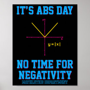 Funny Algebra Its Abs Day Math Teacher Mathematics Poster