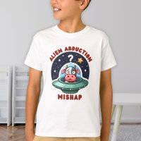 Funny Alien Abduction Mishap - Cute Confused Cow