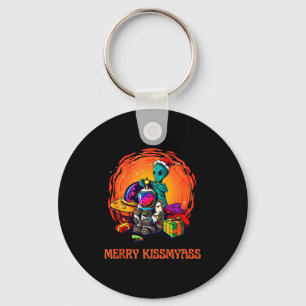 Funny Alien Christmas Shirt _ Merry Kissmy Tank To Key Ring