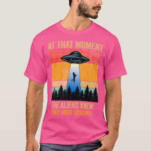 Funny Alien Dog Abduction Ufo - Belgian Malinois D T-Shirt