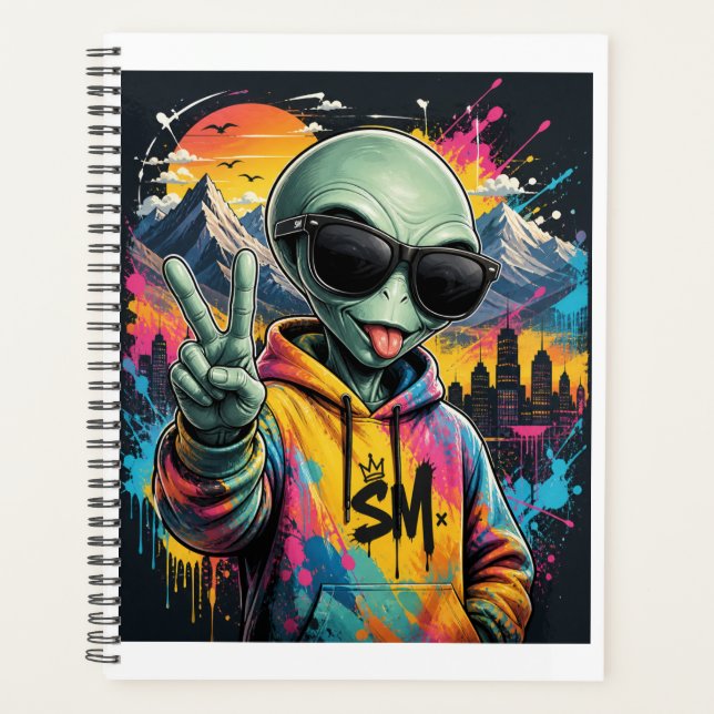 Funny Alien Planner (Front)