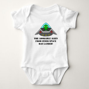 Funny Alien Shirt for Newborns