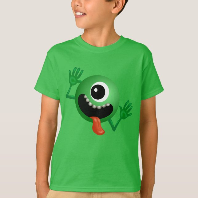 Funny Alien  T-Shirt (Front)