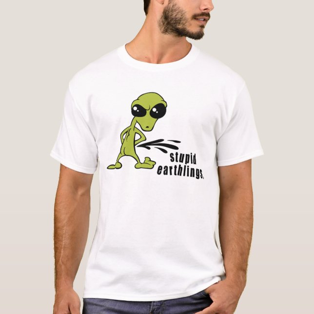 Funny Alien t-shirt (Front)