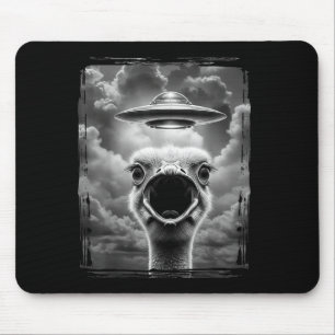 Funny Alien Turkey Ufo Selfie Thanksgiving Meme  Mouse Pad