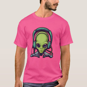 Funny Alien UFO Universe Space Humour Gift Men Wom T-Shirt