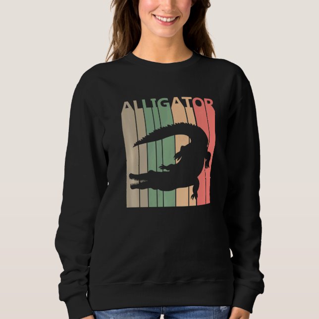 Funny Alligator Costume   Sweatshirt (Front)