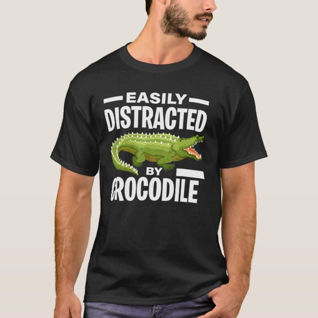 Funny Alligator Crocodile T-Shirt (Front)
