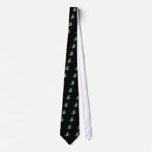 Funny Alligator Karate Art Tie
