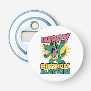 Funny Alligator Lover and Birthday Crocodile Gator Bottle Opener