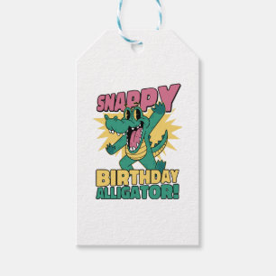 Funny Alligator Lover and Birthday Crocodile Gator Gift Tags