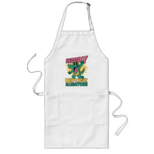 Funny Alligator Lover and Birthday Crocodile Gator Long Apron