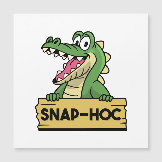 Funny Alligator Lover and Zookeeper Crocodile (Front)