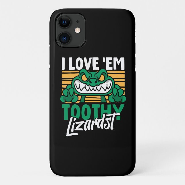 Funny Alligator Lover and Zookeeper Crocodile Case-Mate iPhone Case (Back)