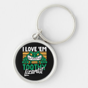 Funny Alligator Lover and Zookeeper Crocodile Key Ring