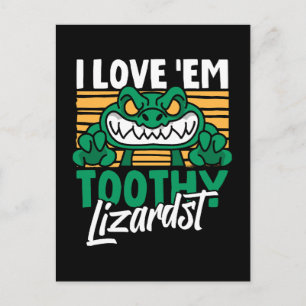 Funny Alligator Lover and Zookeeper Crocodile Postcard