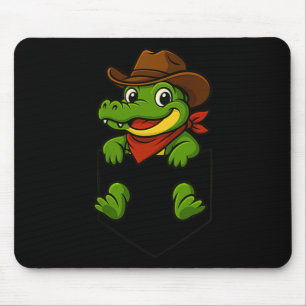 Funny Alligator Lover Pet Cute Florida Alligator I Mouse Pad