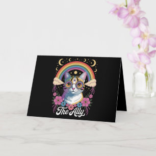 Funny Ally Ca Pride Sunglasses Gay Pride LGBTQ  Card