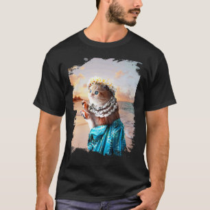 Funny Aloha Hawaiian Cat T-Shirt
