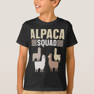 Funny Alpaca Squad Animal Lover T-Shirt