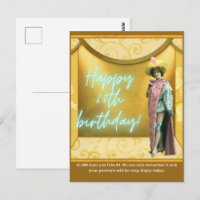Funny Altered Art 60th Birthday