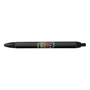 Funny Always Be A Robot Unless You Can Be A Human Black Ink Pen