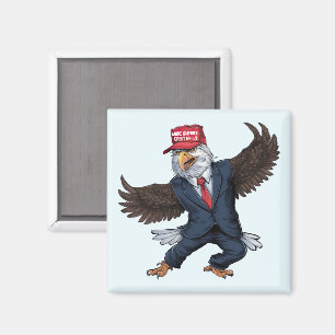 Funny American Eagle  Magnet
