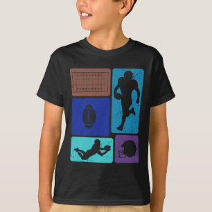 Funny American Football Player Field Game Enthusia T-Shirt