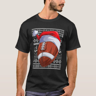 Funny American Football Ugly Christmas Sweater Boy