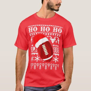 Funny American Football Ugly Christmas Sweater Boy