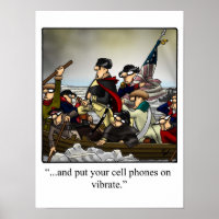 Funny American History George Washington Poster