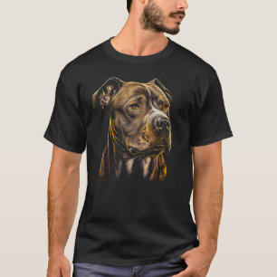 Funny American Pit Bull Staffordshire Bull Terrier T-Shirt