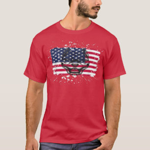 Funny American Pit Bull Terrier Dog Lovers America T-Shirt