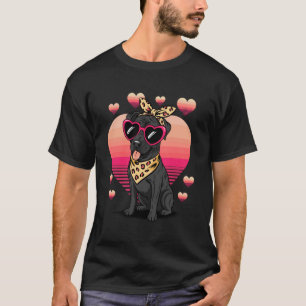 Funny American Pit Bull Terrier Valentines Day T-Shirt