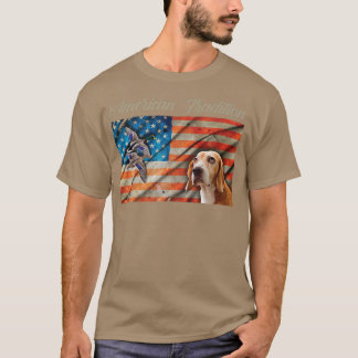 Funny American Tradition Duck Hunting Fohound Dog  T-Shirt
