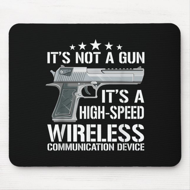 Funny Ammo Gun Lovers Saying Gun Owner Gift Ideas  Mouse Pad (Front)