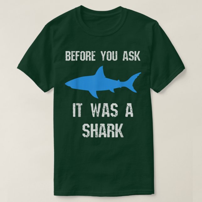 Funny Amputee Amputation Surgery Shark Humour  T-Shirt (Design Front)